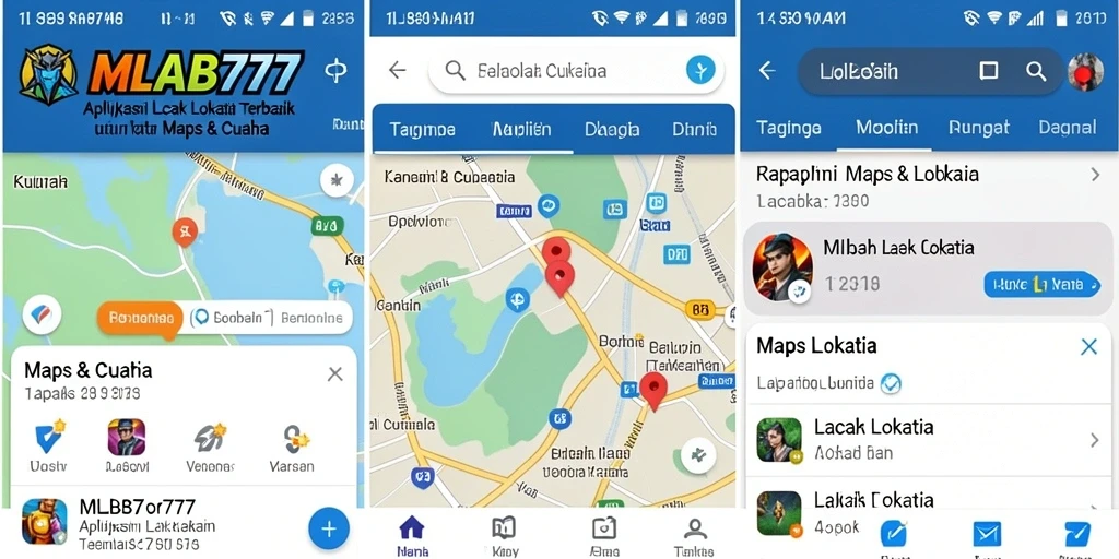 Screenshot MLBB777 menampilkan antarmuka Lacak Lokasi yang intuitif.